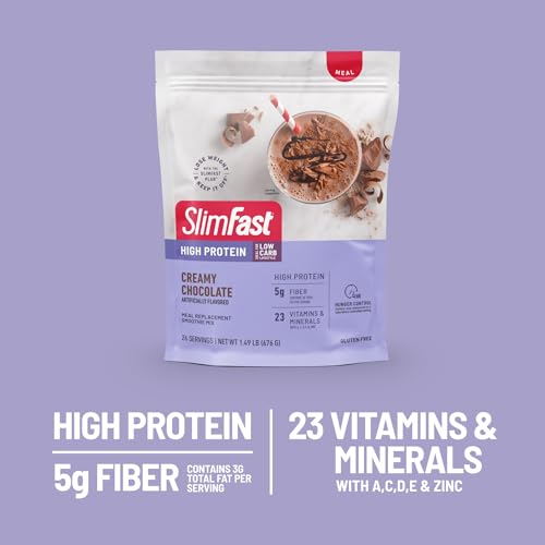 SlimFast High Protein Meal Replacement Powder, Vanilla Cream, 26 Servings P871
