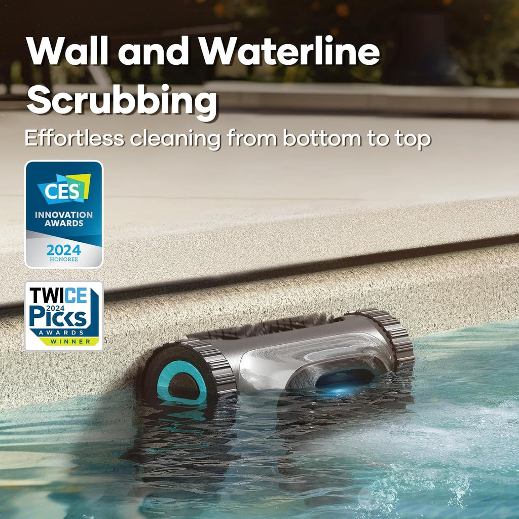 Aiper Surfer S1 Robotic Pool Skimmer with Scuba S1 Cleaner L226788