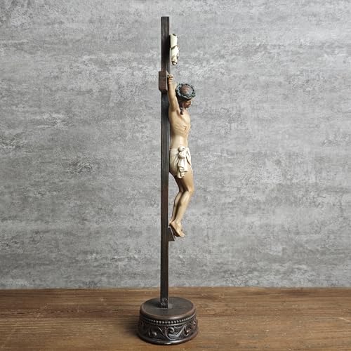 BC Catholic Crucifix Wall Cross 24" H Jesus Christ Indoor Home Decor Q2061