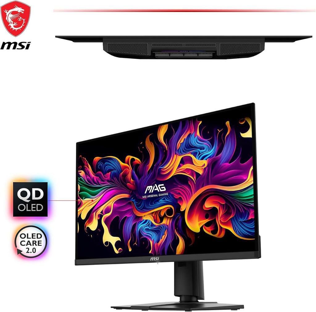 MSI MAG 271QPX QD-OLED 27" OLED Gaming Monitor, QHD 360Hz P9350