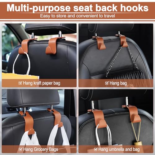 LivTee Car Seat Headrest Hook, 4-Pack V49503