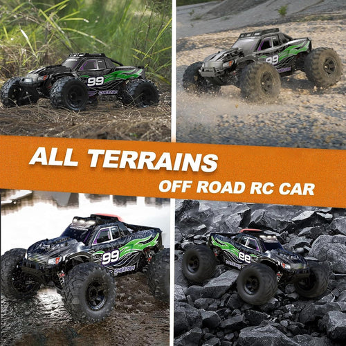 100KMH 1:10 Brushless RC Car 4WD Off Road Truck for Adults G240923