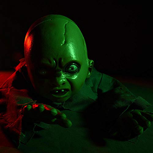 AW Halloween Prop Zombie Groundbreaker with Sound & LED Eyes Z407
