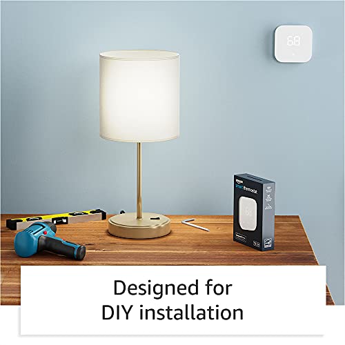 Amazon Smart Thermostat, ENERGY STAR certified, Works with Alexa R71334