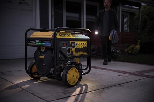 Champion Power Equipment 5000-Watt Tri Fuel Portable Generator with CO Shield J398