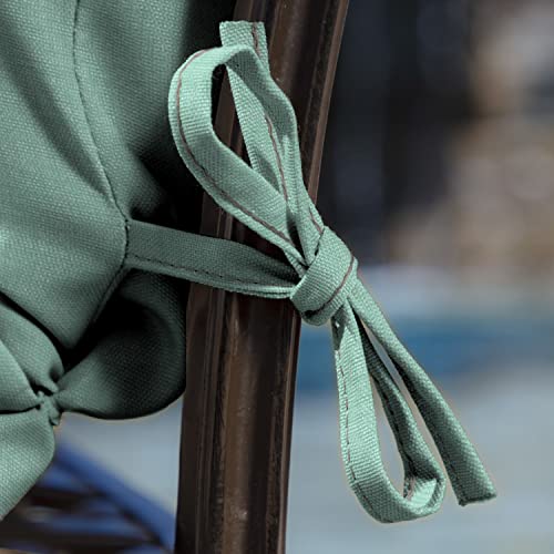 ARDEN Outdoor Dining Chair Cushion 20 x 20 in Weather-Proof Fade Resistant Sapphire Blue J523