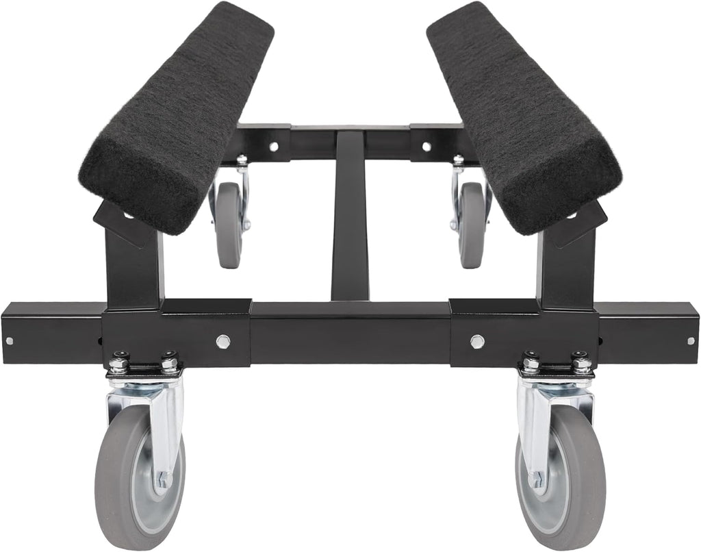 ECOTRIC Universal Watercraft Dolly 1400 LBS Compatible with Sea-Doo Yamaha Kawasaki Jet Ski Stand Boat Adjustable w/Four Casters & Two Brakes Steel Black