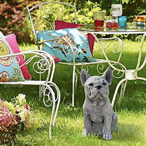 Meditation Sitting Dachshund Dog Statue Resin Garden Decor E542