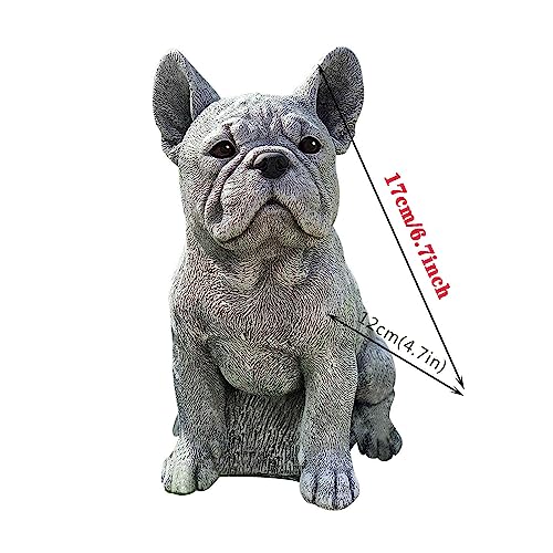 Meditation Sitting Dachshund Dog Statue Resin Garden Decor E542