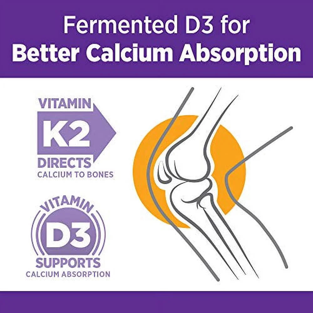 New Chapter Calcium Supplement with Vitamin K2, D3 & Magnesium, 60 Count H88286