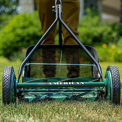 American Lawn Mower Company 1415-16 16-Inch 5-Blade Push Reel Lawn Mower, Gray L888903