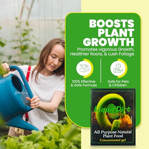 Liqui-Dirt Natural Plant Food Fertilizer All-Purpose NPK Plant Care, 600 Gallons P728268