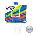 Nerf Mini Over The Door Basketball Hoop - Nerfoop Indoor Basketball Hoop for Kids - Toy Door Basketball Hoop + Mini Foam Basketball Game Set - Perfect for Bedroom Indoor Basketball - Blue