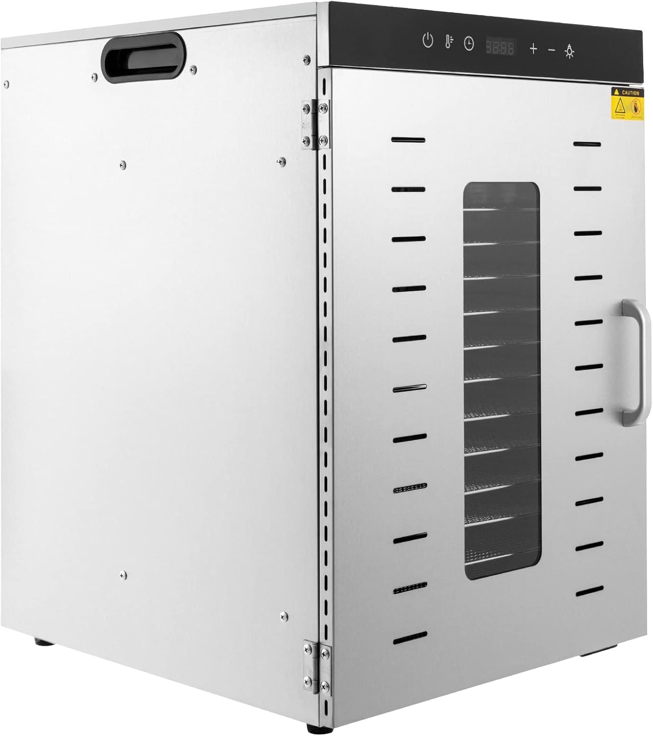 16 Tray Stainless Steel Food Dehydrator with Adjustable Temperature and Timer Q37753