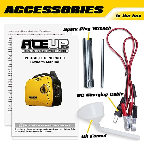 4000 Watt Portable Inverter Generator, Quiet Gas Powered for Home & RV B912