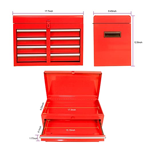 5-Drawer Rolling Tool Cart with Wheels, Black V51953