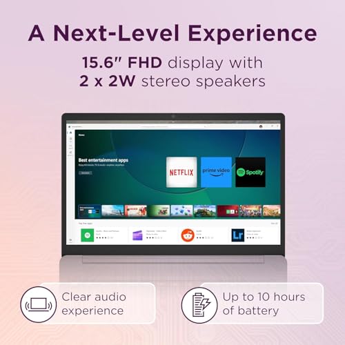 Lenovo IdeaPad 3i Chromebook 15.6" FHD, 8GB RAM, 128GB Storage, Chrome OS, Abyss Blue H951065