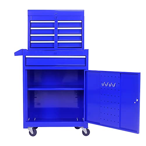 5-Drawer Rolling Tool Cart with Wheels, Black V51953