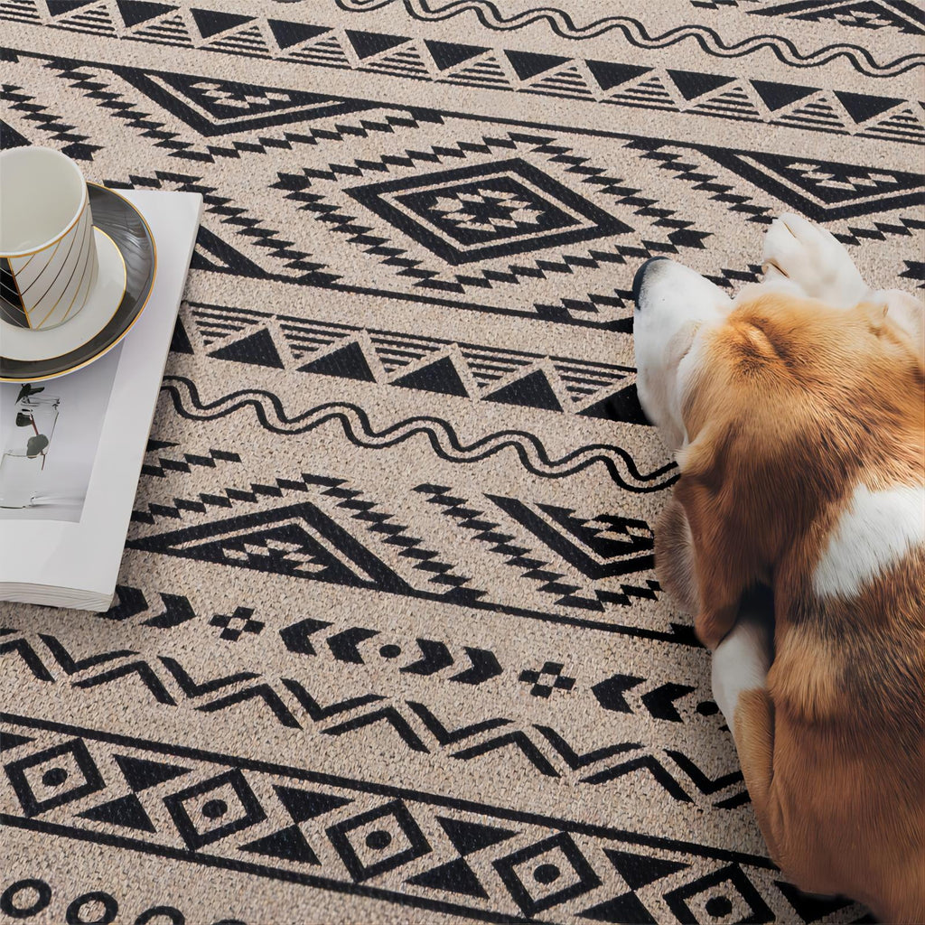 6x9 Washable Non-Slip Area Rug for Bedroom Living Room X1123