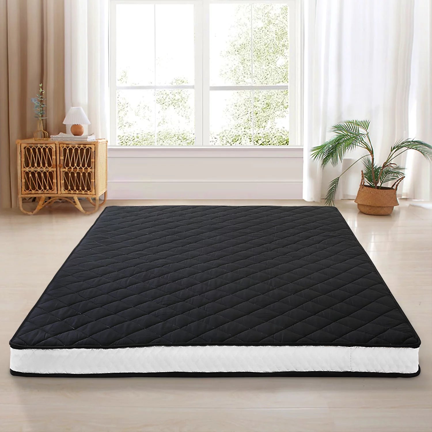 SLSY Futon Mattress, Extra Thick Padded Japanese Floor Mattress N509