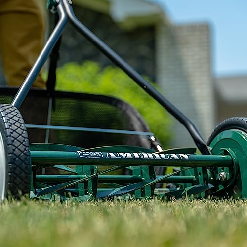 American Lawn Mower Company 1415-16 16-Inch 5-Blade Push Reel Lawn Mower, Gray L888903