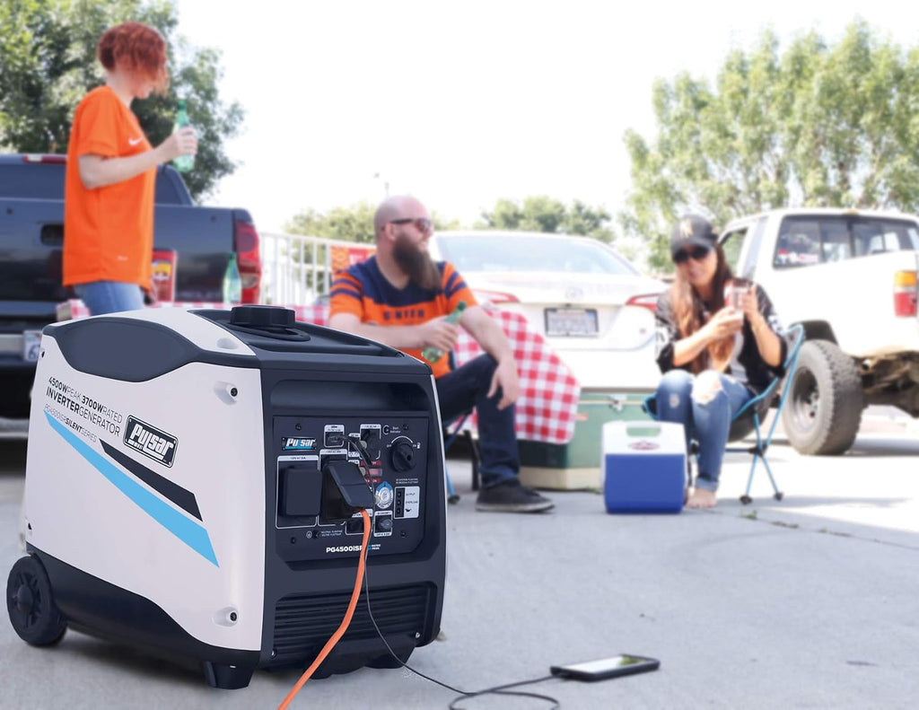 Pulsar 4500W Portable Inverter Generator PG4500iSR, CARB Compliant, RV Ready B94859