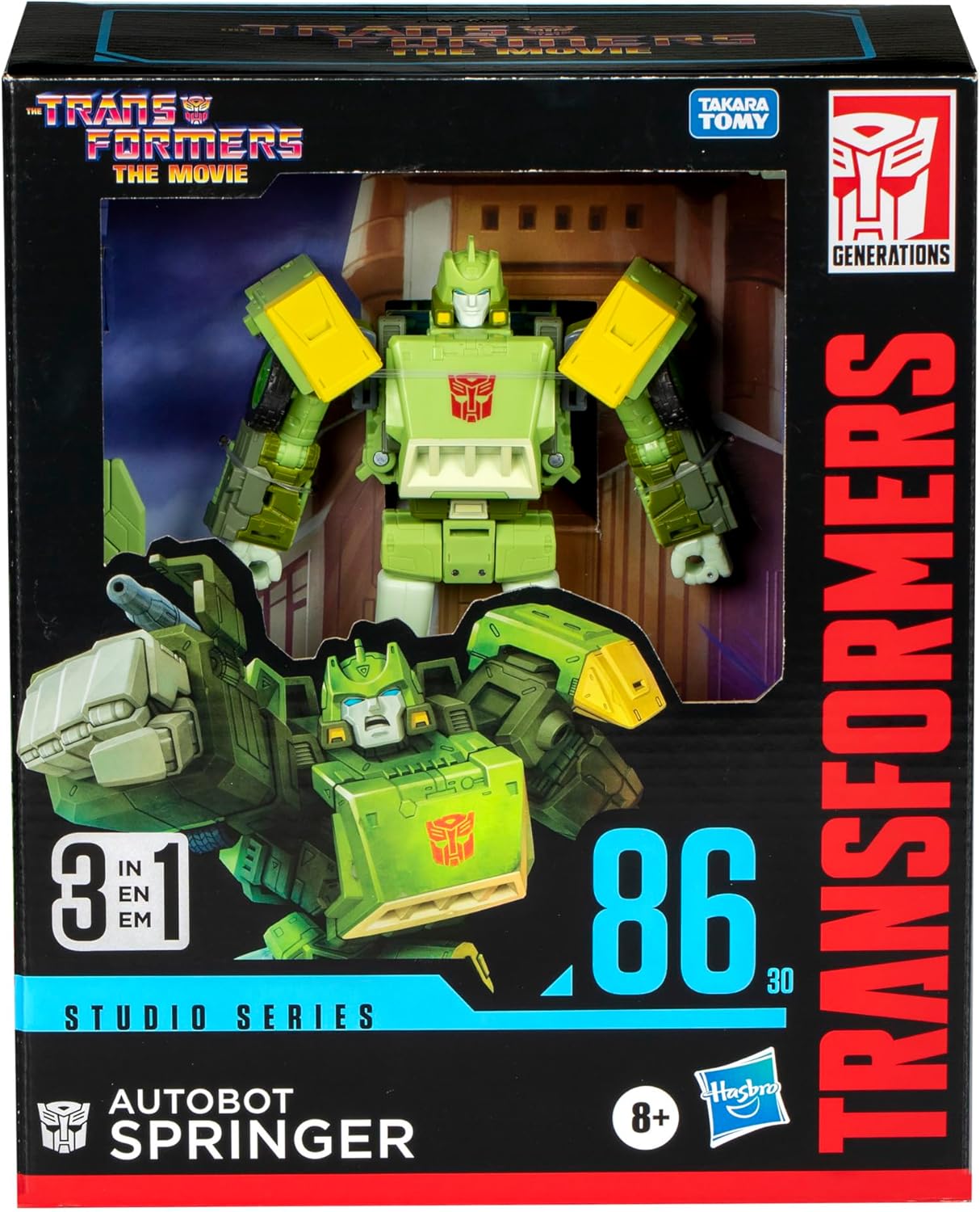 Transformers Studio Series Leader The Movie 86-30 Springer 8.5-inch Action Figure V2904
