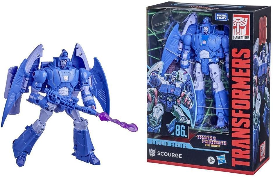 Transformers Toys Studio Series 86 Voyager Class The The Movie 1986 Scourge Action Figure - Ages 8 and Up, 6.5-inch