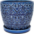 Planter MEDITER Blue 10"