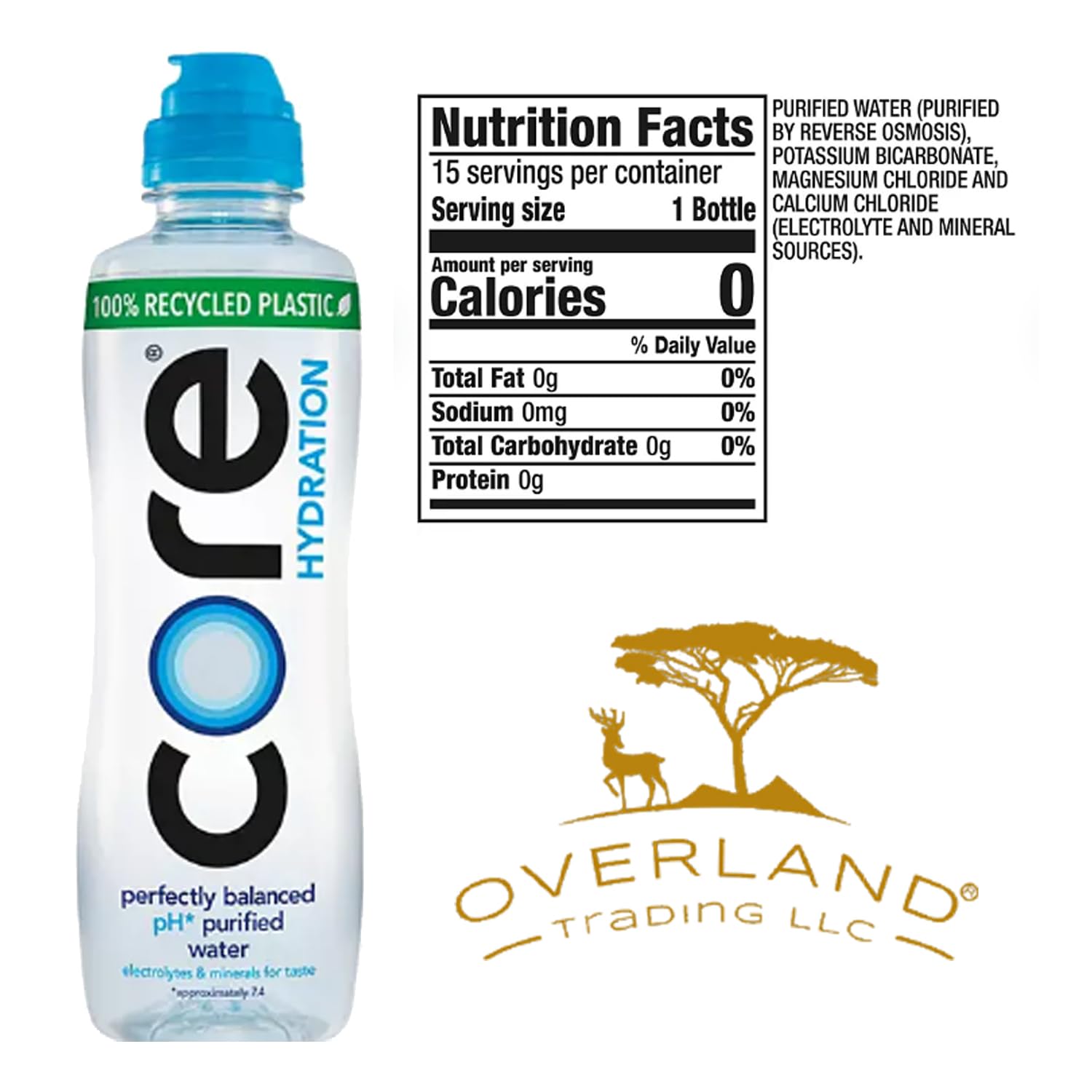 CORE Hydration Nutrient Enhanced Water 23.9 fl oz 6 pk L6872