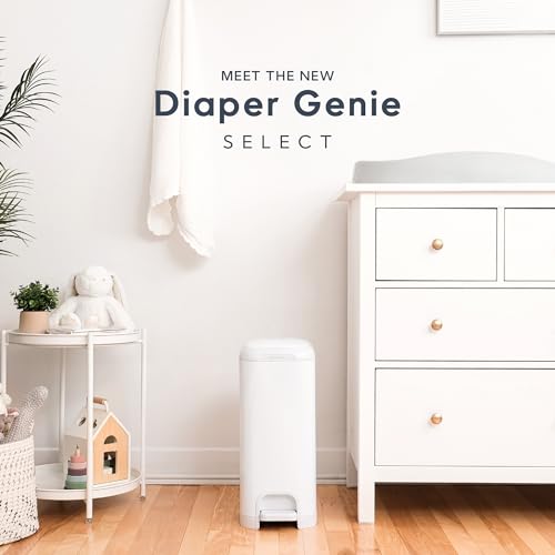 Diaper Genie Select Pail Stainless Steel with 1 Starter Refill O9669