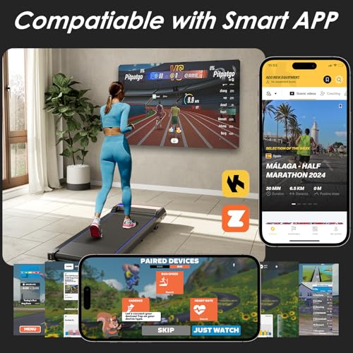 Walking Pad Under Desk Treadmill with Incline, Remote Control LED Display O82445