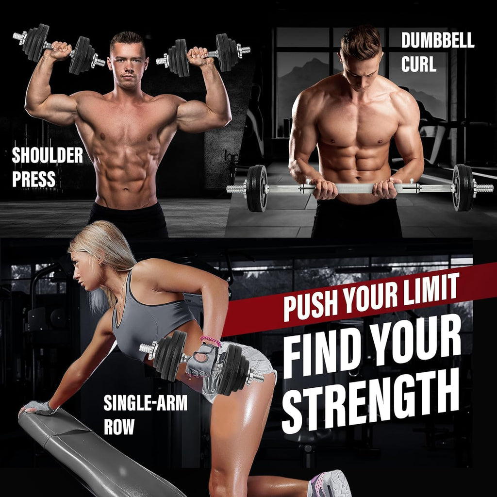 Yes4All Adjustable Dumbbell Set of 2, 200 LBS Z907120