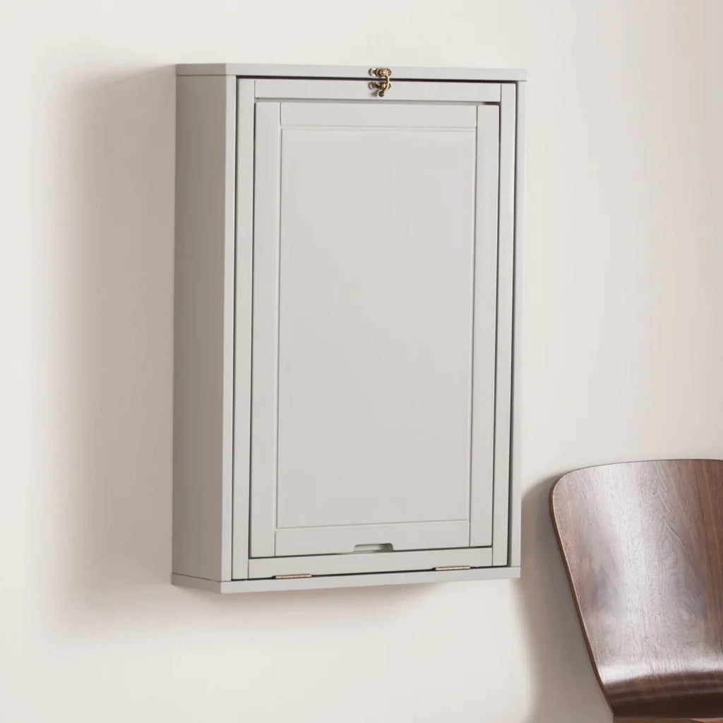 HomeRoots Gray Fold Out Wall Mount Desk B563