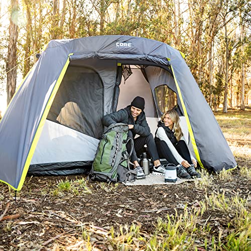 CORE Instant Cabin Tents 6 Person Family Pop Up Camping Tent R26561