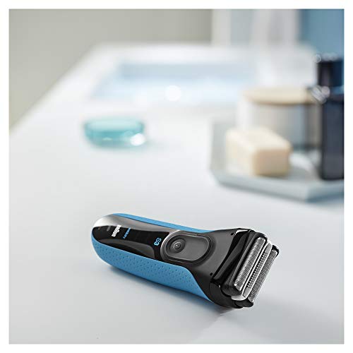 Braun Series 3 ProSkin 3040s Wet&Dry Electric Shaver for Men, Blue I423