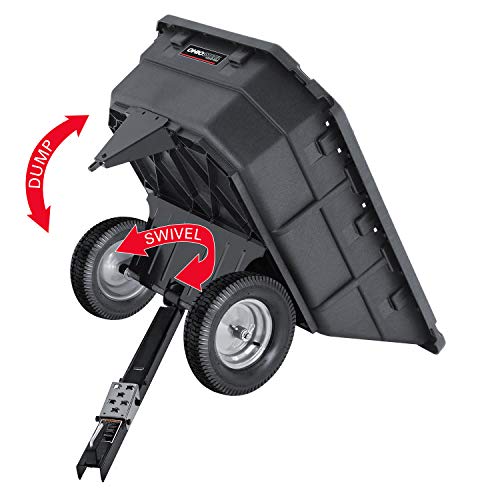 Ohio Steel 1000P-SD Poly Swivel Dump Cart, 15 cu.ft. M960