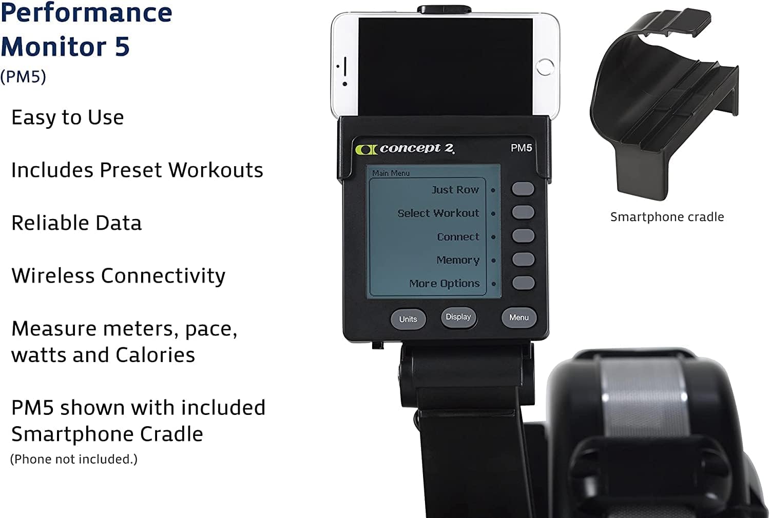 Concept2 Model D Rowing Machine with PM5 Performance Monitor V201133