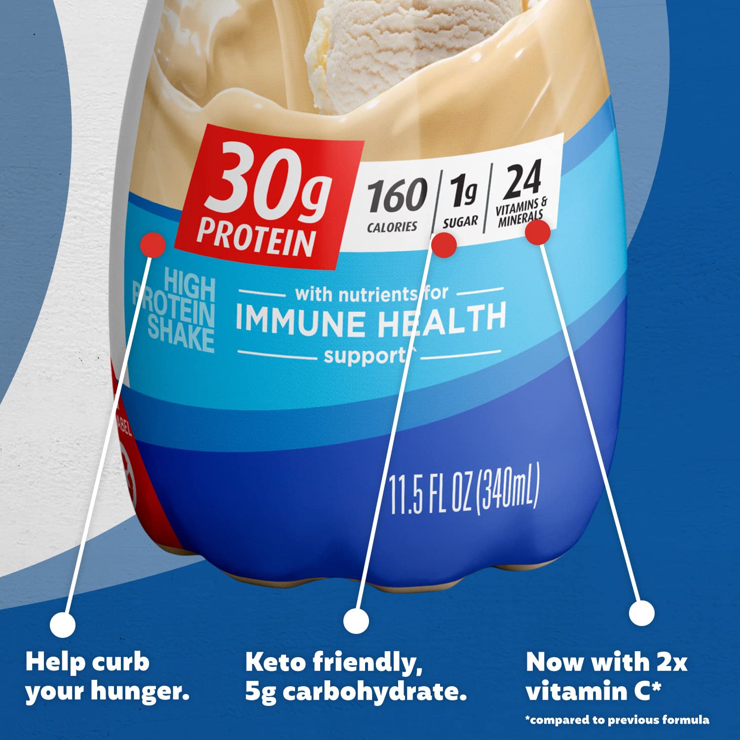 Premier Protein 30g Protein Shake, Vanilla, 11.5 fl oz R687410