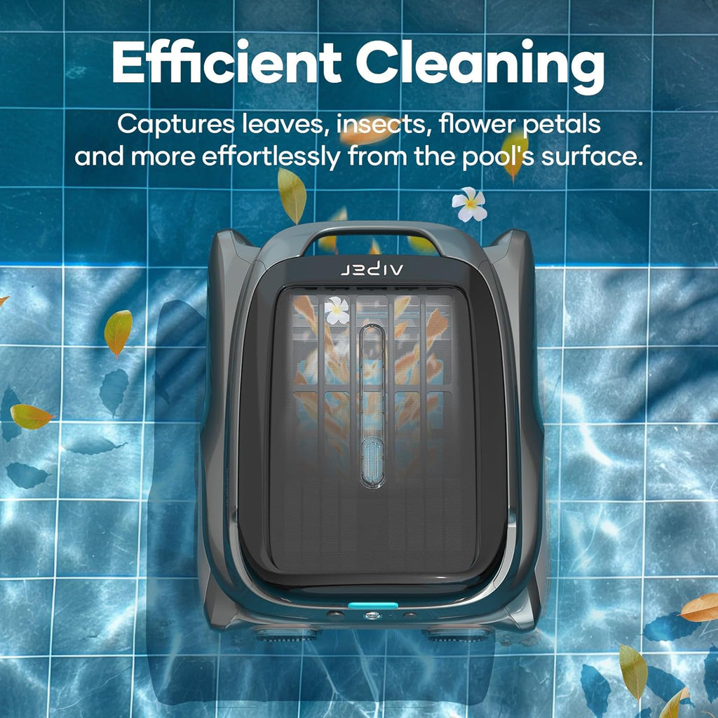 Aiper Surfer S1 Robotic Pool Skimmer with Scuba S1 Cleaner L226788