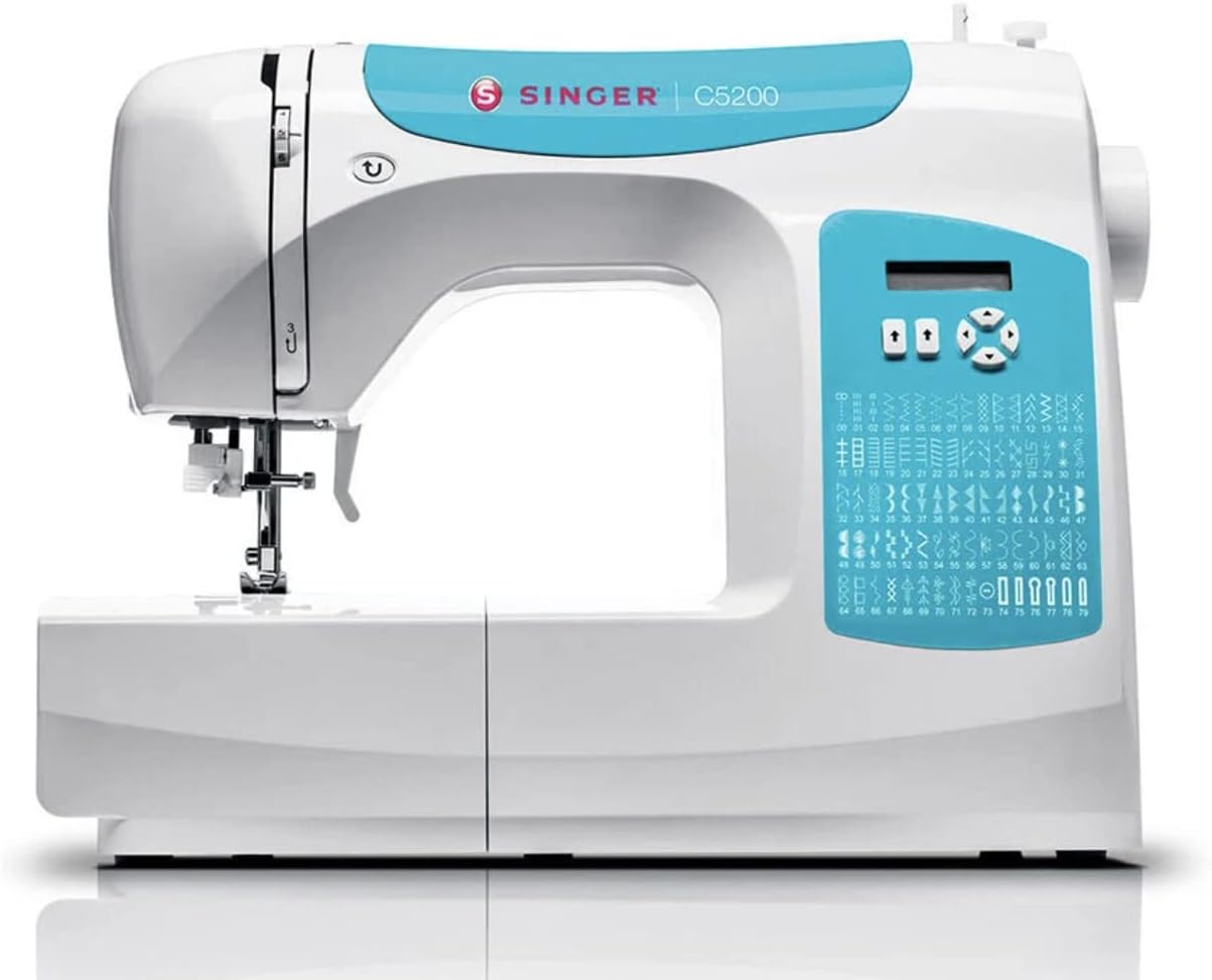 Singer C5200 Computerized Sewing Machine with 80 Built-in Stitches, LCD Screen & LED Lighting G8513