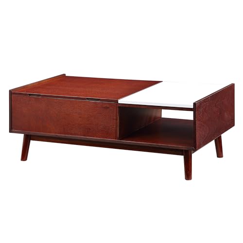 Mid-Century Lift Top Coffee Table with Storage, 43" Z222