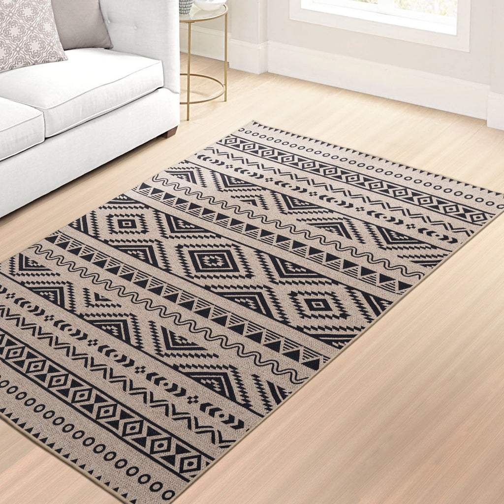 6x9 Washable Non-Slip Area Rug for Bedroom Living Room X1123