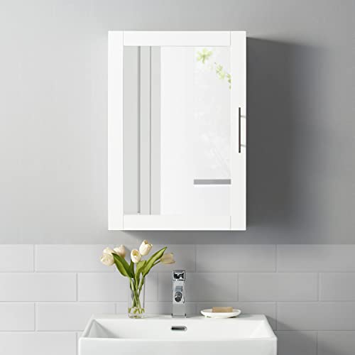 Crosley Furniture Savannah Wall Mounted Medicine Cabinet, White G910
