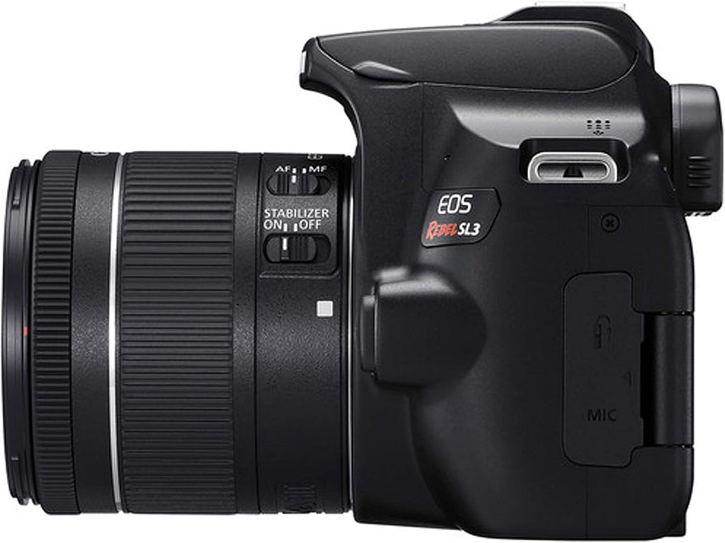 Canon EOS Rebel SL3 DSLR Camera with 18-55mm and 55-250mm Lenses, 64GB Bundle (Renewed) U52265