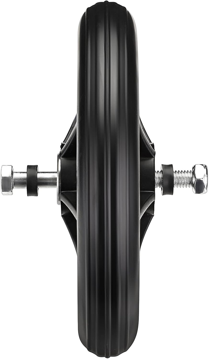 OwnMy 6 Inch Rubber Wheelchair Front Wheels Replacement Casters, Black G989