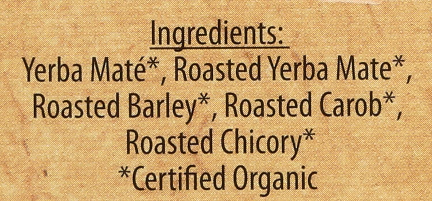 Organic Yerba Mate Dark Roast Tea Bags - The Mate Factor, 20 Count K886