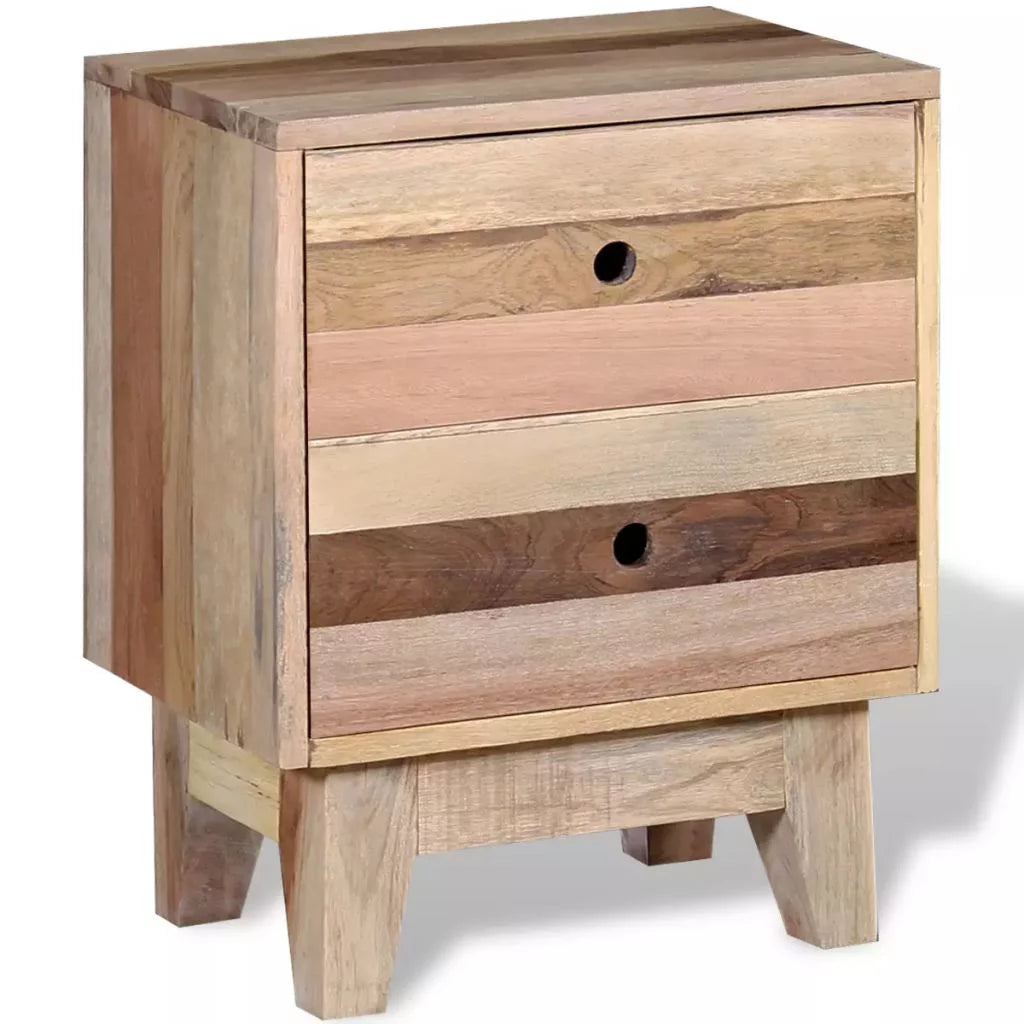 Solid Reclaimed Wood Bedside Cabinet C87052