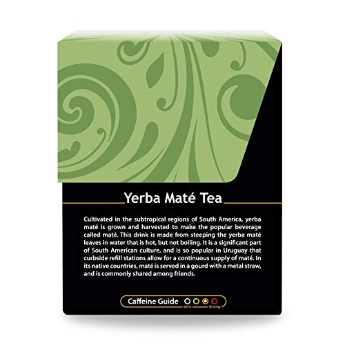 Buddha Teas Organic Yerba Mate Tea, 18 Bleach-Free Tea Bags Y859815