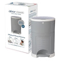 Diaper Dekor Classic Hands-Free Diaper Pail | White | Easiest to Use | Just Step – Drop – Done | Doesn’t Absorb Odors | 20 Second Bag Change | Most Economical Refill System